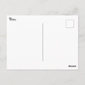 wird nie mehr angehoben postkarte (Rückseite)