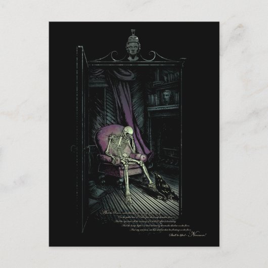 wird nie mehr angehoben postkarte (Vorderseite)