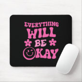 Wird Ok Retro Groovy Bewusstsein für psychische Ge Mousepad (Mit Mouse)