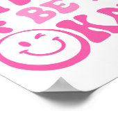 Wird Ok Retro Groovy Mental Health Bewusstsein Poster (Ecke)