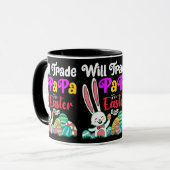 Wird Papa für Ostereier tauschen Tasse (Vorderseite Links)