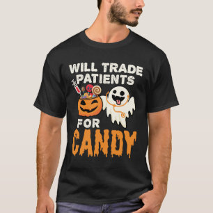 Wird Patienten gegen Candy Halloween Nurse tausche T-Shirt