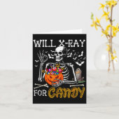 Wird Röntgenstrahlen für Candy Christmas Radiologe Karte (Gelbe Blume)