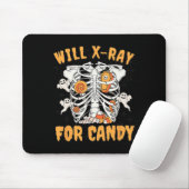 Wird Röntgenstrahlen für Candy Halloween Radiologi Mousepad (Mit Mouse)