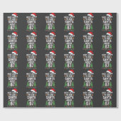 Wird Santa am wahrscheinlichsten über 67 Six Seven Geschenkpapier (Flach)