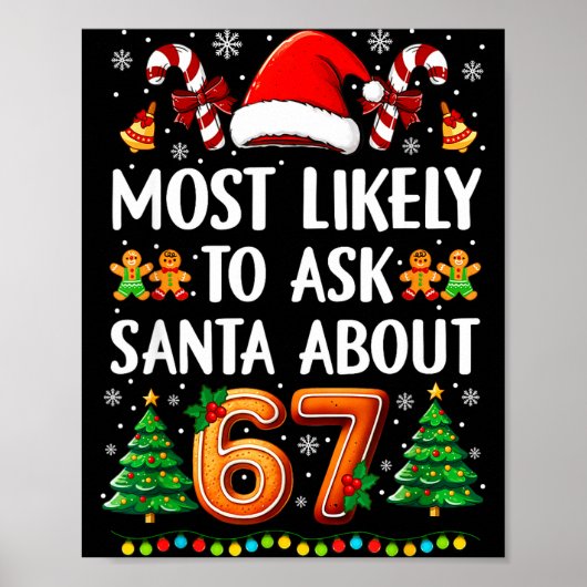 Wird Santa Claus aller Wahrscheinlichkeit nach übe Poster (Vorne)