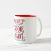 WIRD SANTA MIR EIN BREAK CHRISTMAS GEBEN ZWEIFARBIGE TASSE (VorderseiteRechts)