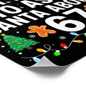 Wird Santa wahrscheinlich über 67 lustige Weihnach Poster (Ecke)