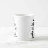Wird Scheisse Hier Ohne Dich, Jobwechsel geschenk Kaffeetasse (Mittel)