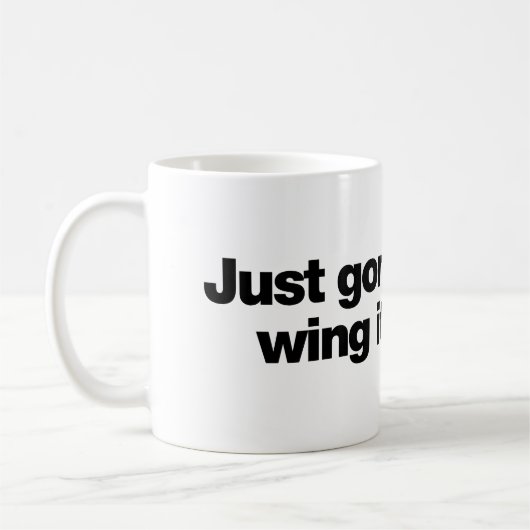 Wird schon irgendwie klappen kaffeetasse (Links)