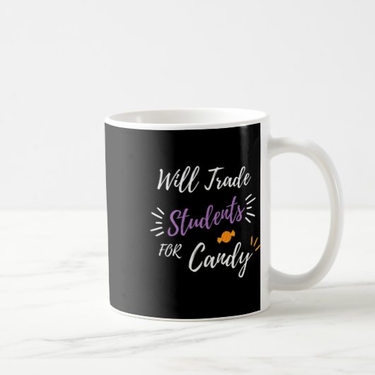 Wird Schüler gegen Candy Funny Halloween Teac taus Kaffeetasse (Rechts)