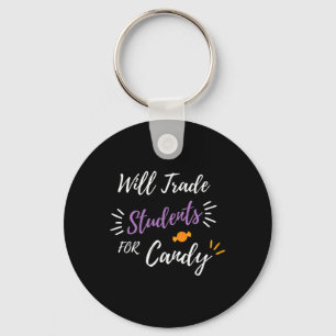 Wird Schüler gegen Candy Funny Halloween Teac taus Schlüsselanhänger