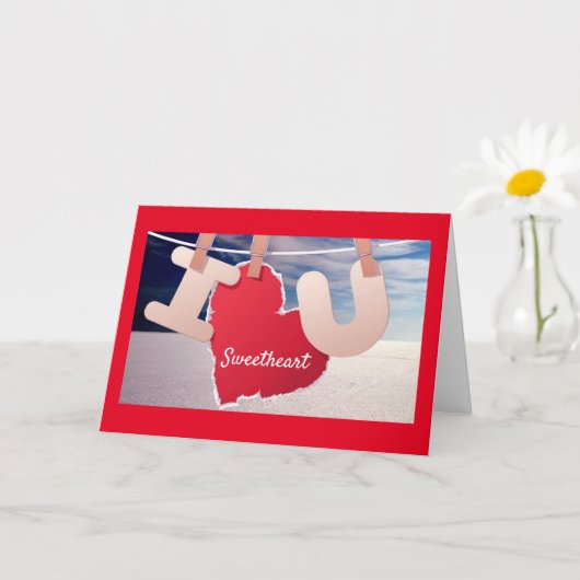 **WIRD "SIE" MARRY "ME" (ICH LIEBE SIE) KARTE (Kleine Pflanze)