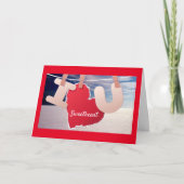 **WIRD "SIE" MARRY "ME" (ICH LIEBE SIE) KARTE (Vorderseite)