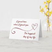 **WIRD "SIE" MARRY "ME" (ICH LIEBE SIE) KARTE (Gelbe Blume)