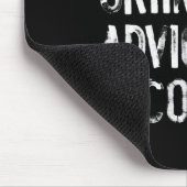 Wird Skifahrerratschläge für Tacos geben Lustiger Mousepad (Ecke)