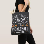 Wird Süßigkeiten gegen Pickleball verkaufen Spooky Tasche (Von Nahem)
