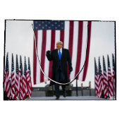 Wird Trump 2024 zurück sein Große Geschenktüte (Rückseite)