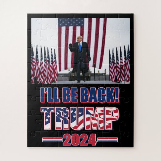 Wird Trump 2024 zurück sein Puzzle (Vertikal)
