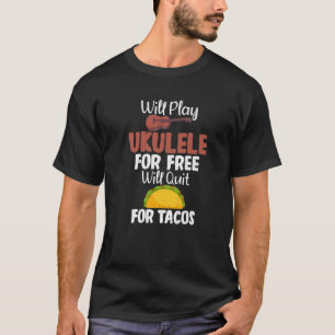 Wird Ukulele spielen kostenlos wird verlassen für T-Shirt