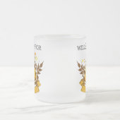 Wird um Bier rennen, läuft Design Mattglastasse (Mittel)