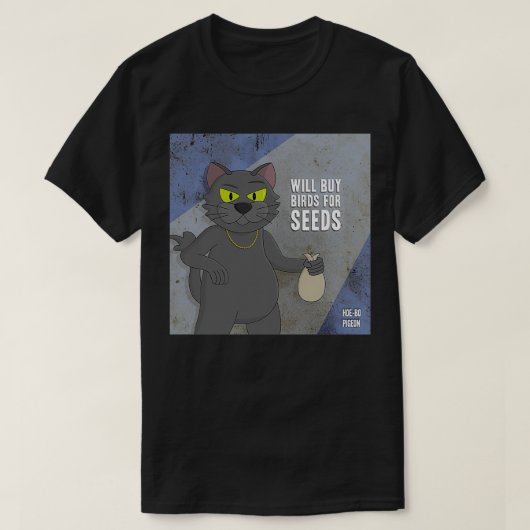 wird Vögel für Saatgut kaufen T-Shirt (Design vorne)