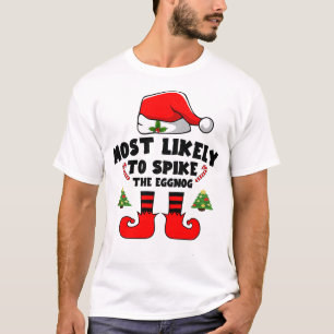 Wird wahrscheinlich den Eierpunsch mit Alkohol ver T-Shirt
