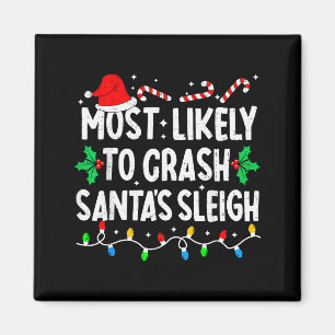 Wird wahrscheinlich Santas Schlitten zum Absturz b Magnet