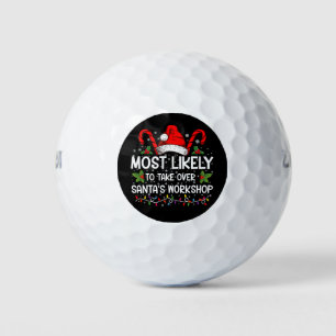 Wird wahrscheinlich Santas Werkstatt zu Weihnachte Golfball