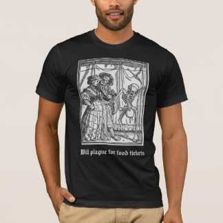 Wird wegen Essensmarken zur Plage (Altenglische Sc T-Shirt