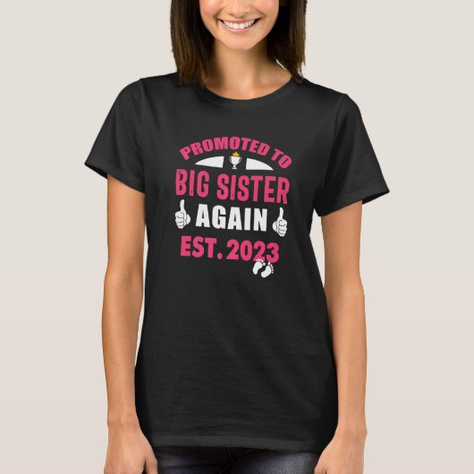 Wird wieder eine große Schwester werden, die sich T-Shirt (Vorderseite)