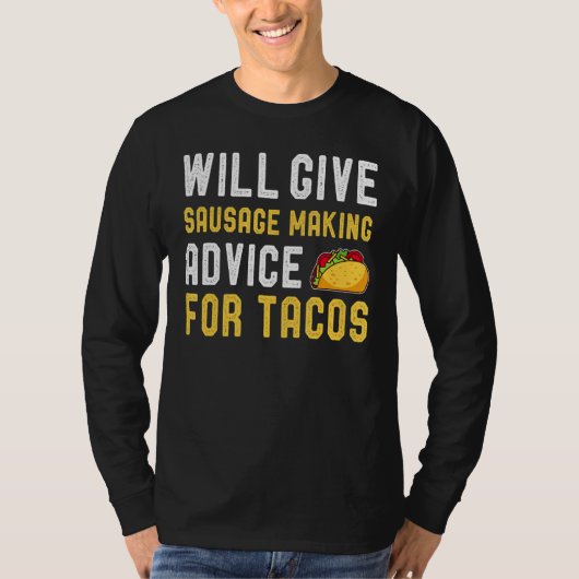 wird Wurst Ratgeber für Taco Mexican F T-Shirt (Vorderseite)
