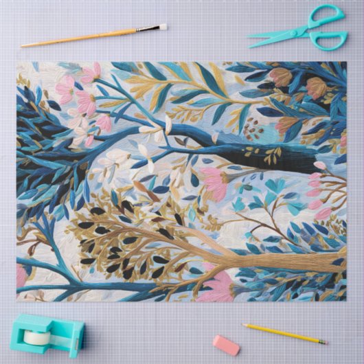 Wird zur Sammlung botanischer Tissue-Papiere Seidenpapier (Basteln)