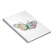 Wire Butterfly Round Notizblock (Rechte Seite)