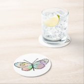 Wire Butterfly Runder Pappuntersetzer (Vor Ort)