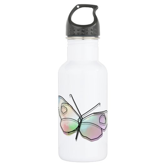 Wire Butterfly Trinkflasche (Vorderseite)
