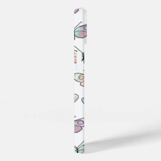 Wire Butterfly Zeichnend Muster Case-Mate iPhone Hülle (Rückseite / Rechts)