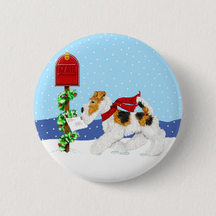 Wire Fox Christmas Mail Button