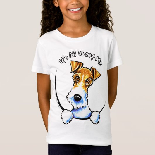 Wire Fox Terrier alles über mich IAAM T-Shirt (Vorderseite)