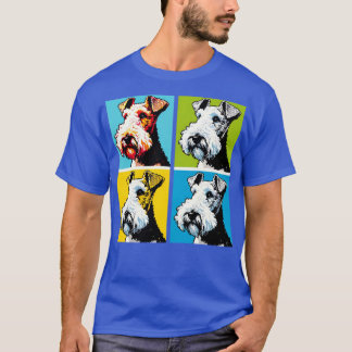 Wire Fox Terrier Art Dog Liebhaber T-Shirt