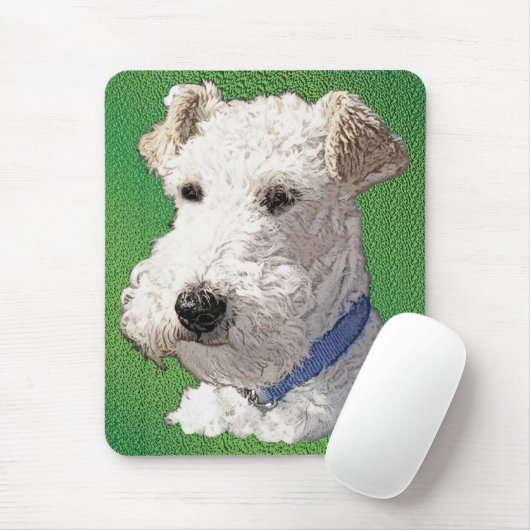 Wire Fox Terrier Art Mousepad (Mit Mouse)