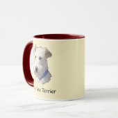 Wire Fox Terrier Art Tasse (Vorderseite Links)