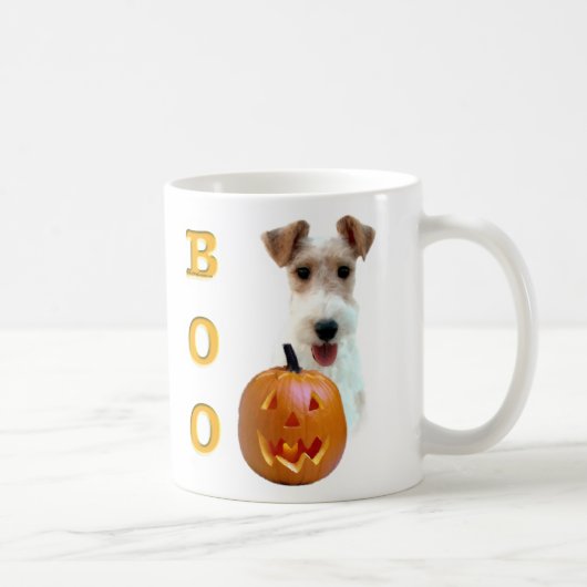 Wire Fox Terrier Boo Kaffeetasse (Rechts)