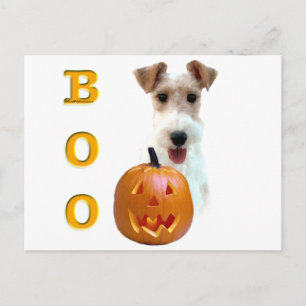 Wire Fox Terrier Boo Postkarte