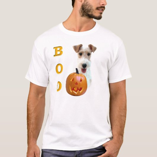 Wire Fox Terrier Boo T-Shirt (Vorderseite)