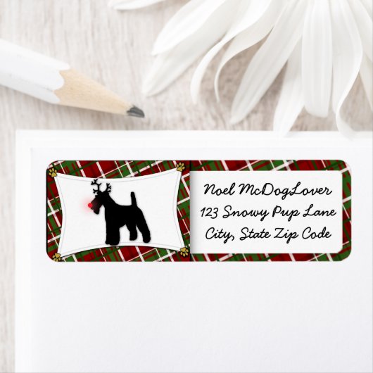 Wire Fox Terrier Christmas (Insitu)