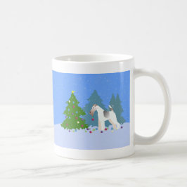 Wire Fox Terrier Decoration Weihnachtsbaum - Wald Kaffeetasse