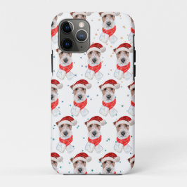 Wire Fox Terrier Dog Breed Christmas Stars Case-Mate iPhone Hülle