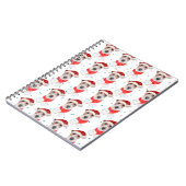 Wire Fox Terrier Dog Breed Christmas Stars Notizblock (Linke Seite)