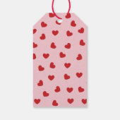 Wire Fox Terrier Dog Brille Herzmuster Geschenkanhänger (Rückseite)